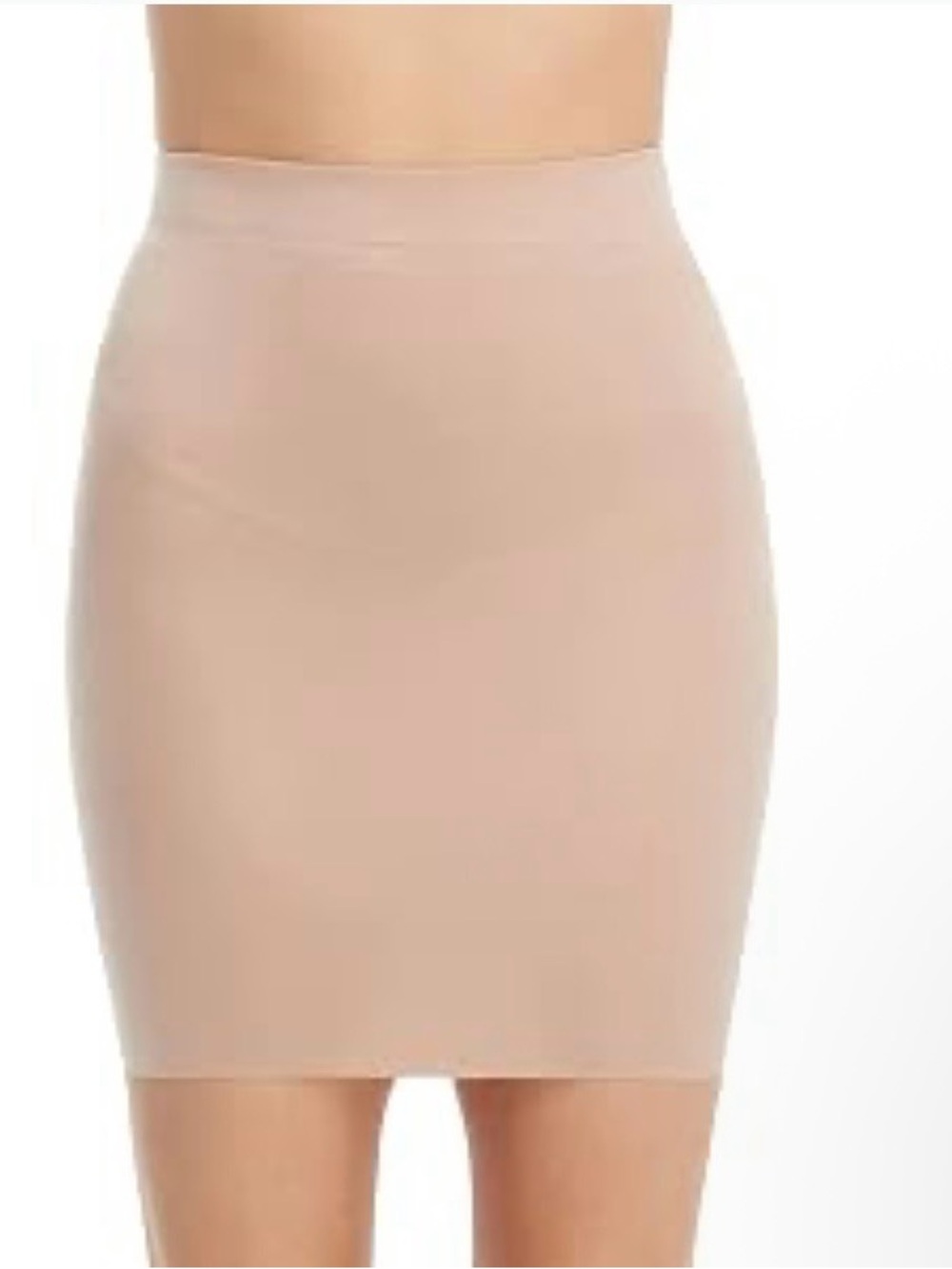 Spanx Nude Seamless Shaping Slip Skirt Size Medium